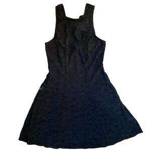 Speechless Mini Lace Dress, Sleeveless, Black,  Sz S